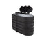 Heavy-Duty 30Lb Dual Propane Tank Cover (Black)