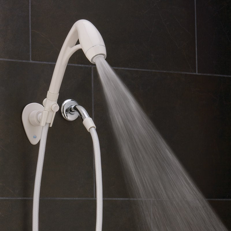 High pressure RV shower head with 2 spray settings and plumber's tape included