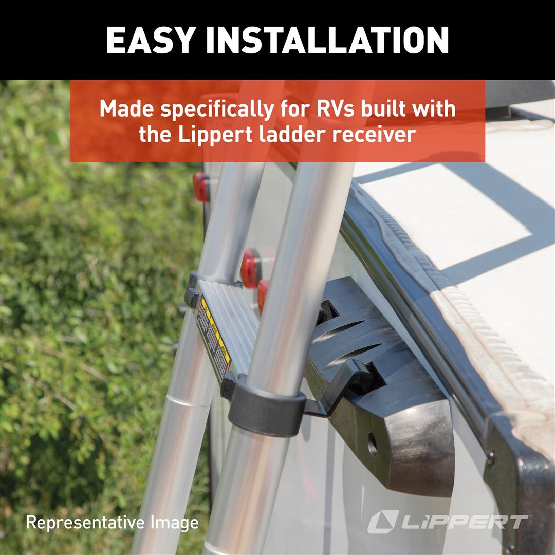 Lippert On-The-Go Universal Mounted Utility RV Ladder