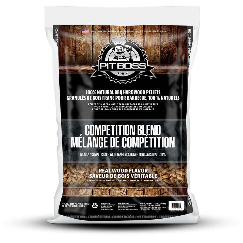 PIT BOSS 40 LB COMPETITION BLEND HARDWOOD PELLETS ArrKann Trailer