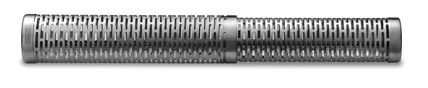 Expanding pellet smoker tube for grills and smokers
