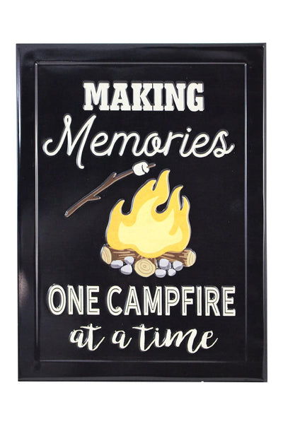 MAKING MEMORIES ONE CAMPFIRE AT A TIME SIGN