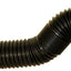 A black 5-foot extension hose for plumbing, with a flexible, coiled design.