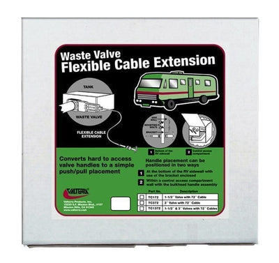 Valterra sewer valve remote operation setup for RV and marine use