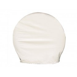 ADCO single tire cover in polar white vinyl, fits 40–42 inch tires