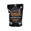 A-MAZE-N brand Pitmaster's Choice wood pellets packaging, black background with product name and brand prominently displayed.