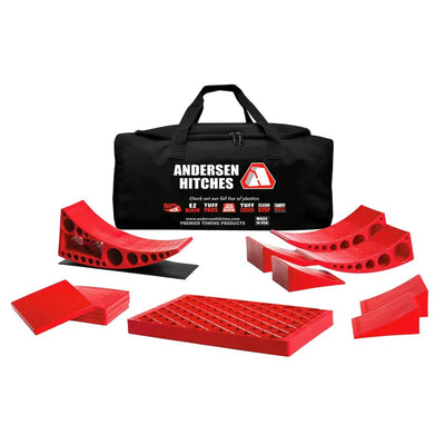 Andersen 14 piece RV leveling and tire change kit
