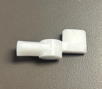 White Nylon Door Turn Button