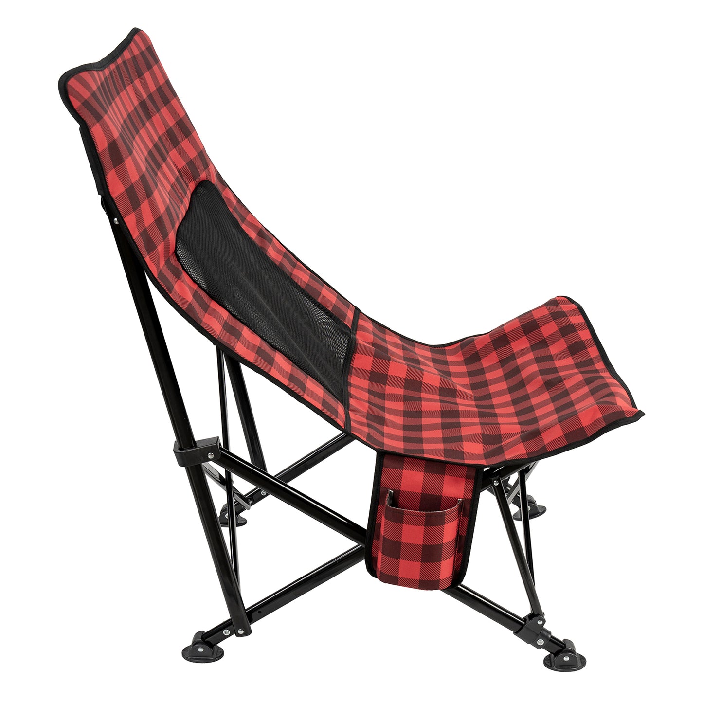 Kuma Aurora mesh chair in use at campsite seating area
