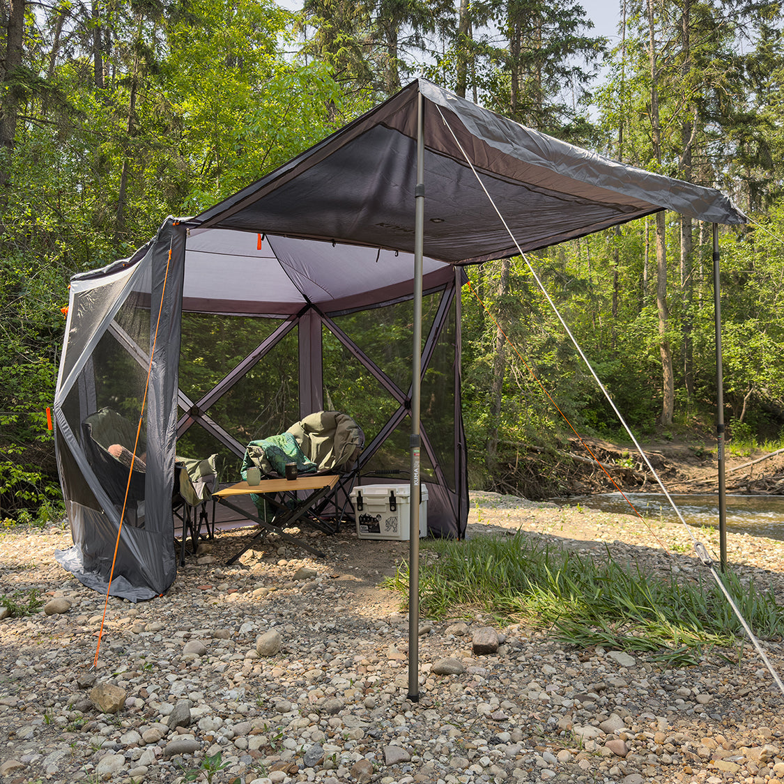 Bear Cub Gazebo – Compact 4-Wall Shelter with Extra Tall Door & UV Protection