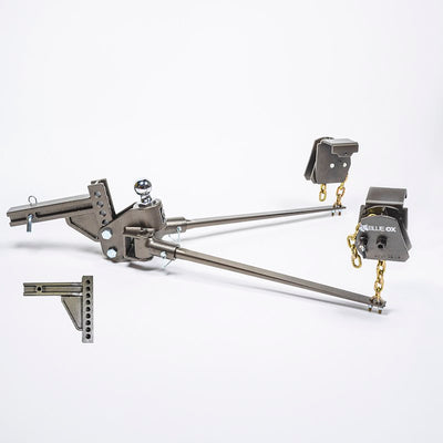 10,000 lb trailer hitch with spring bars and shank