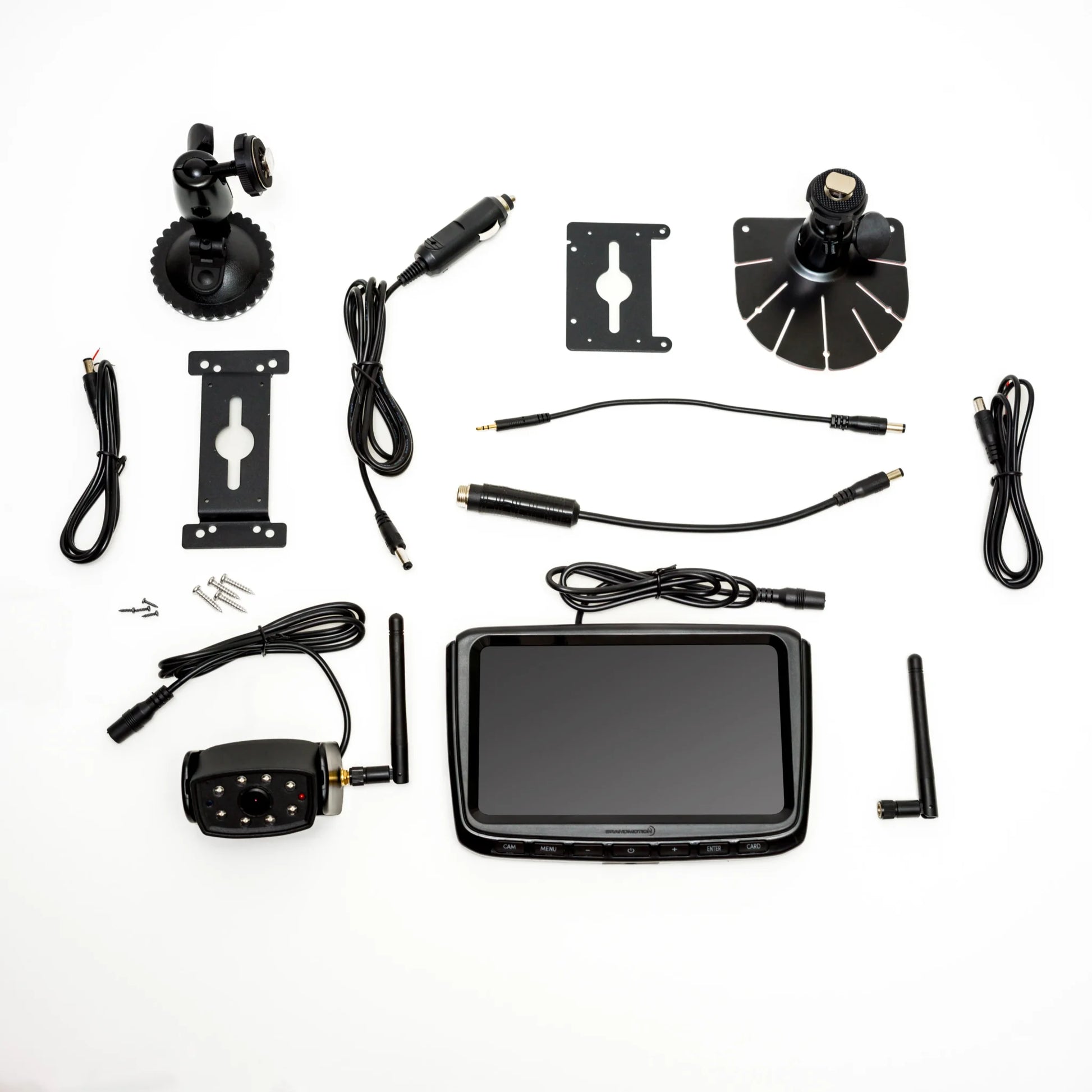 BrandMotion wireless backup camera system with 7 inch monitor
