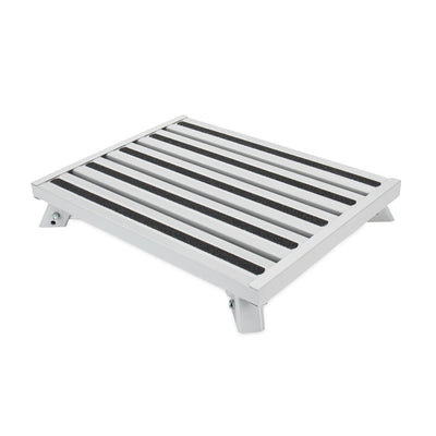 Camco aluminum platform step stool with folding legs