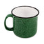 Camco Life Is Better At The Campsite Speckled Mug 14 oz green