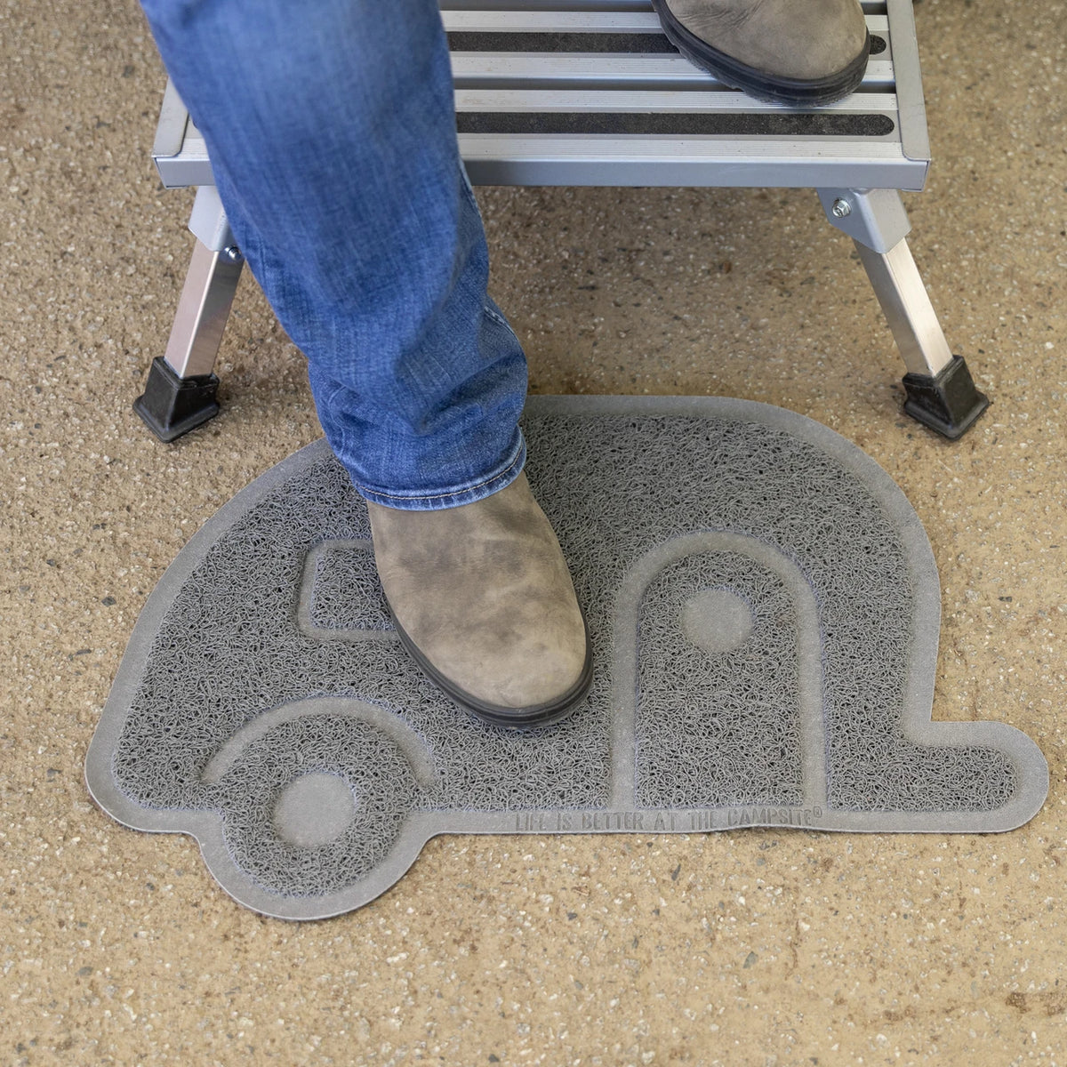 Camco portable platform step for camping and RV use