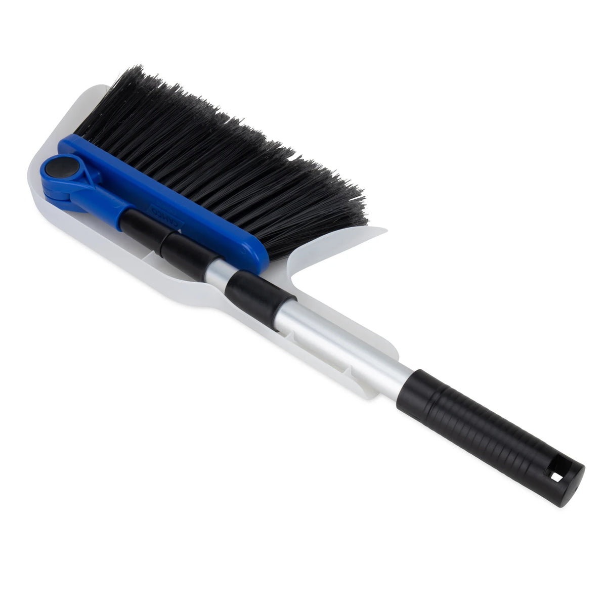 Compact storage broom and dustpan for campers