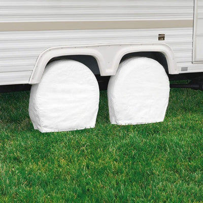 Classic Accessories Snow White tire covers for 33 to 36 inch wheels