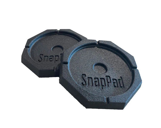 Black DrinkPad Coasters - Singles by SnapPad