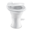 Pedal flush control on Dometic 410 Series RV toilet

