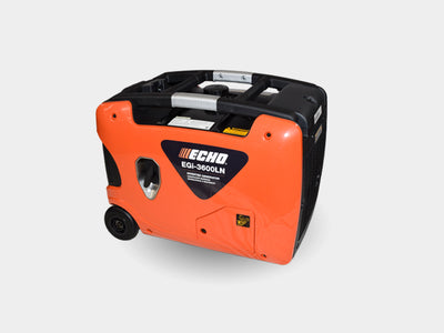 EGi-3600LN low-noise inverter generator front view for RV and camping use
