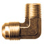 Fairview 3/8" Tube x 1/4" MPT Brass 90° Elbow