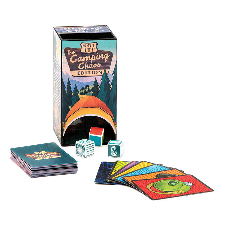 Not It!: The Camping Chaos Edition - Fast-Paced Card Game, Quick Thinking & Fun for Family Game Nights, Ages 7+