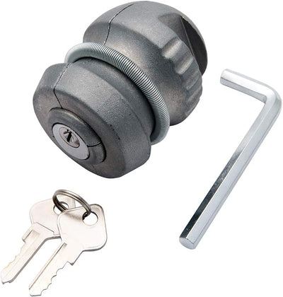 Grey Lock Coupler 50mm hitch lock with 2 keys