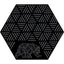 KUMA hex striped peaks outdoor RV mat
