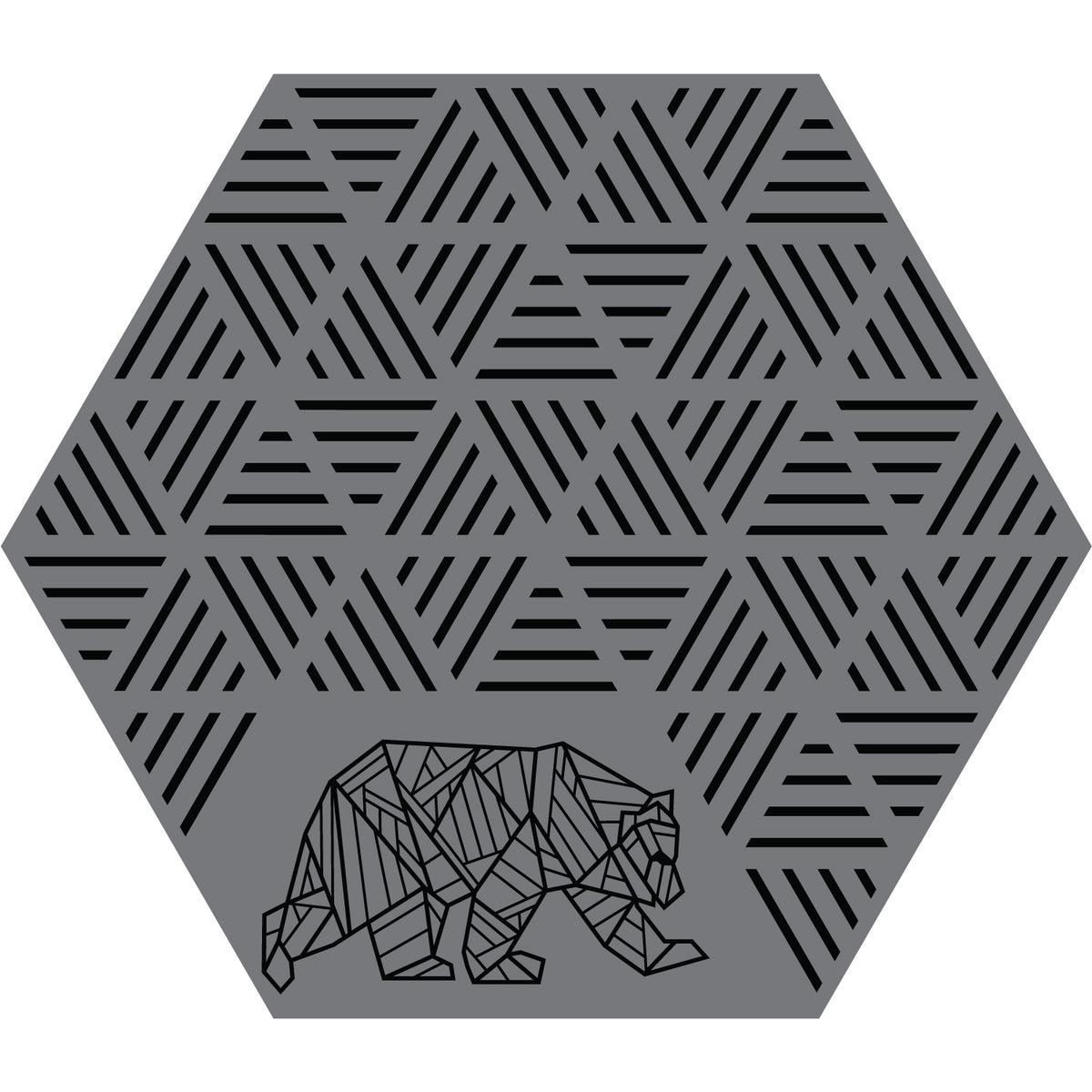 Kuma Rv Mats KUMA Hex Striped Peaks Reversible RV & Gazebo Mat – 11.5 ft Outdoor Gr ...