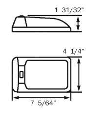 Surface Mount Interior Light - #76