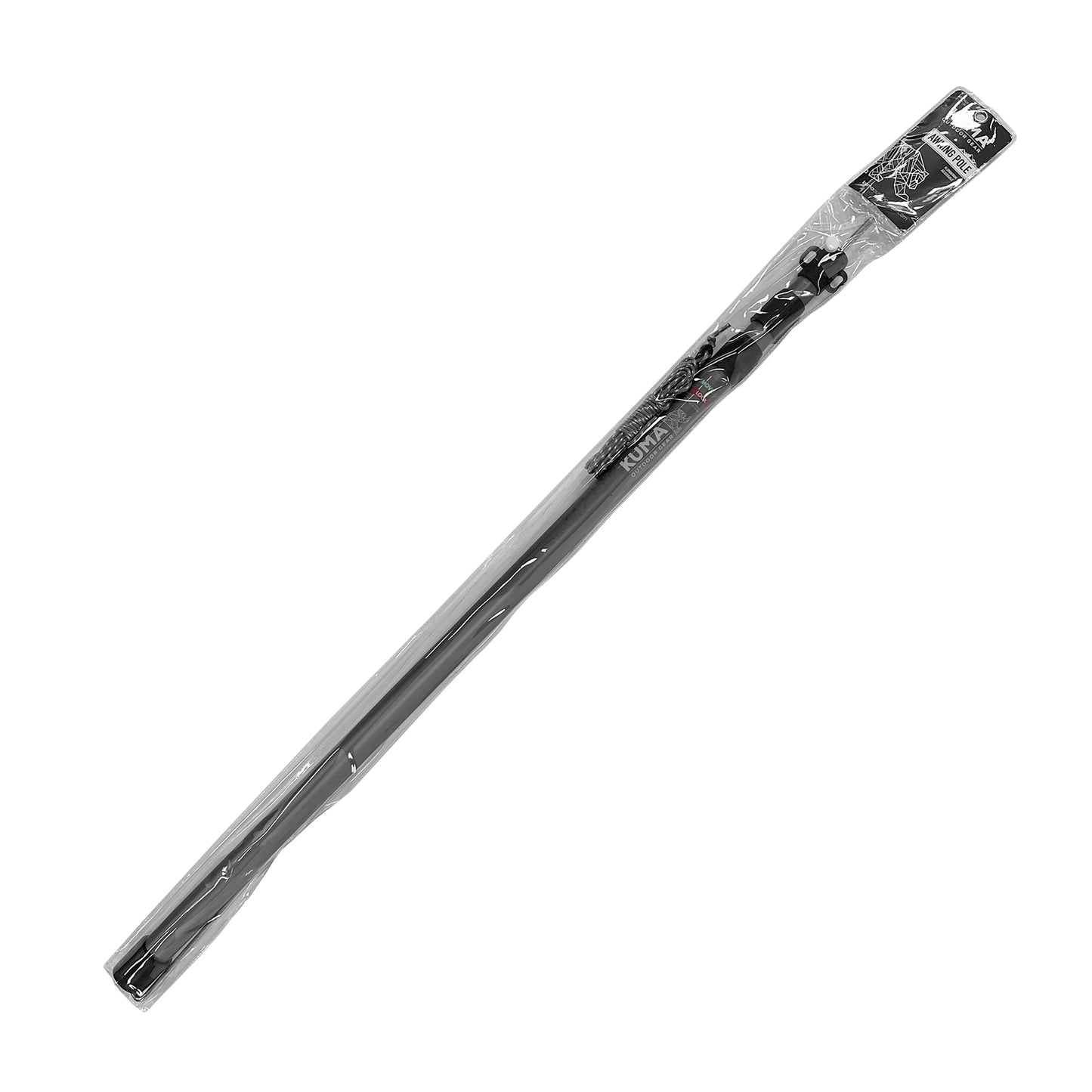 Lightweight Kuma awning pole packed for RV storage

