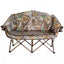 Realtree Camo double camping chair with a white background
