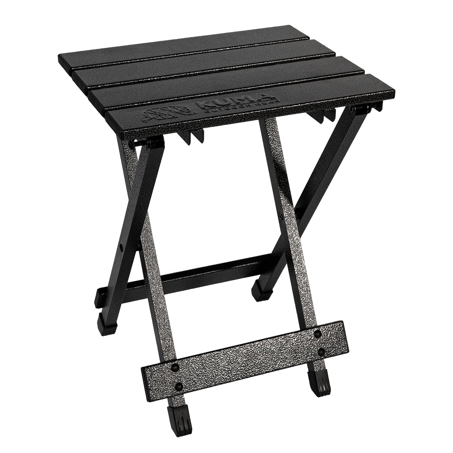 Kuma Fireside Stump – compact stool and side table for camping.