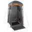 Kuma Peaks Privacy Shelter set up outdoors with open door.