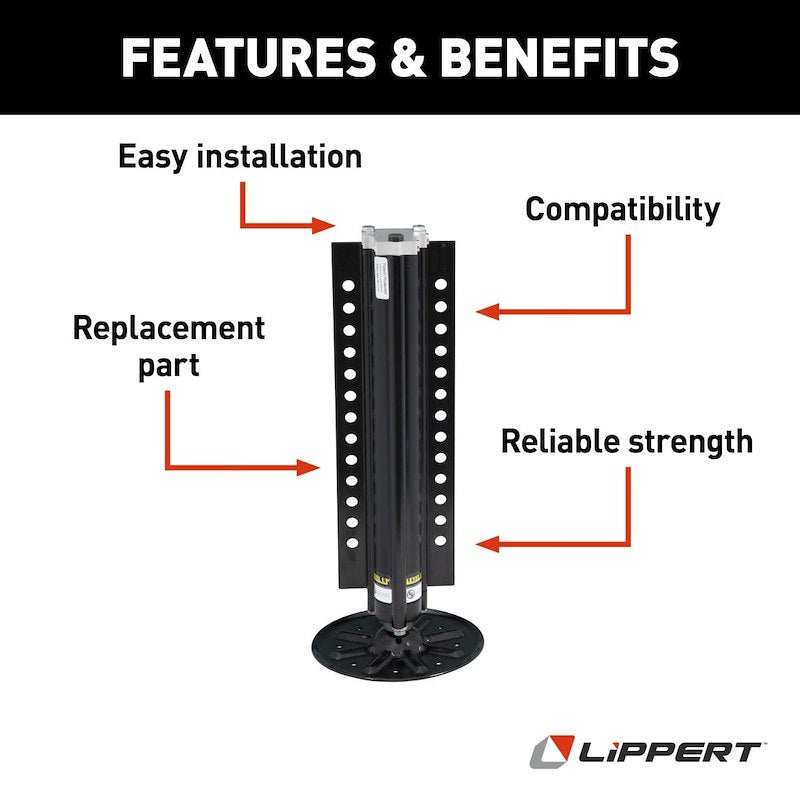 Lippert RV Leveling Jack - 13 holes