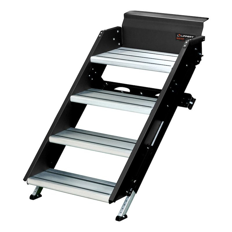 Lippert SolidStep 3.0 four-step RV entry stairs
