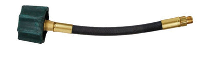 Thermal protection sleeve on high‑pressure propane hose


