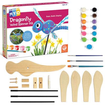 Make Your Own Dragonfly Wind Spinner Craft Kit – Creative Outdoor Décor for Kids