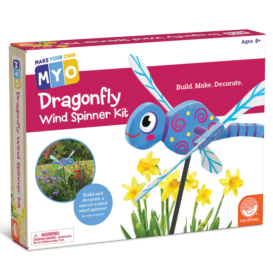 Make Your Own Dragonfly Wind Spinner Craft Kit – Creative Outdoor Décor for Kids