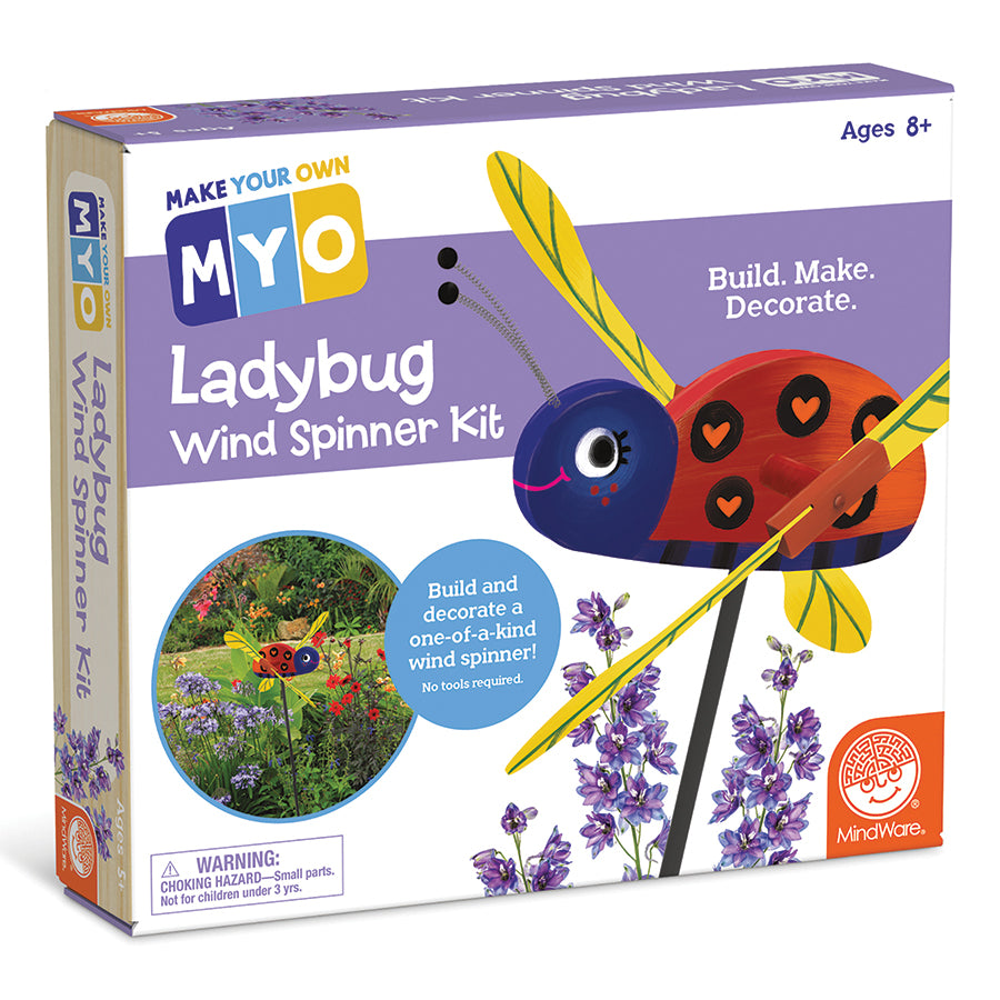 Make Your Own Ladybug Wind Spinner Craft Kit – Creative Outdoor Décor for Kids