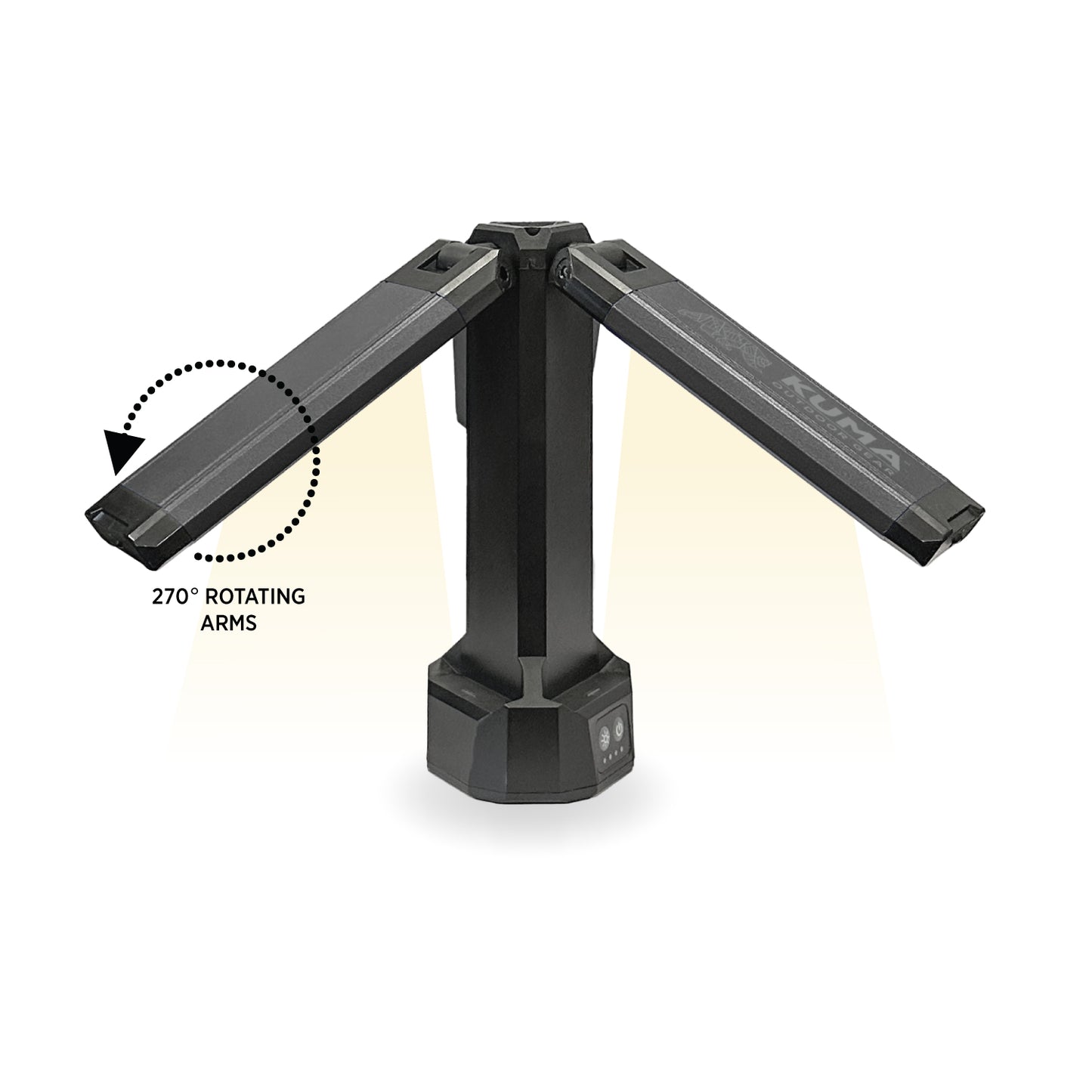 Northstar LED Flexlite Rechargeable Camp Light – 2000 Lumens, Adjustable Arms, USB-C Powered