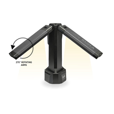 Northstar LED Flexlite Rechargeable Camp Light – 2000 Lumens, Adjustable Arms, USB-C Powered