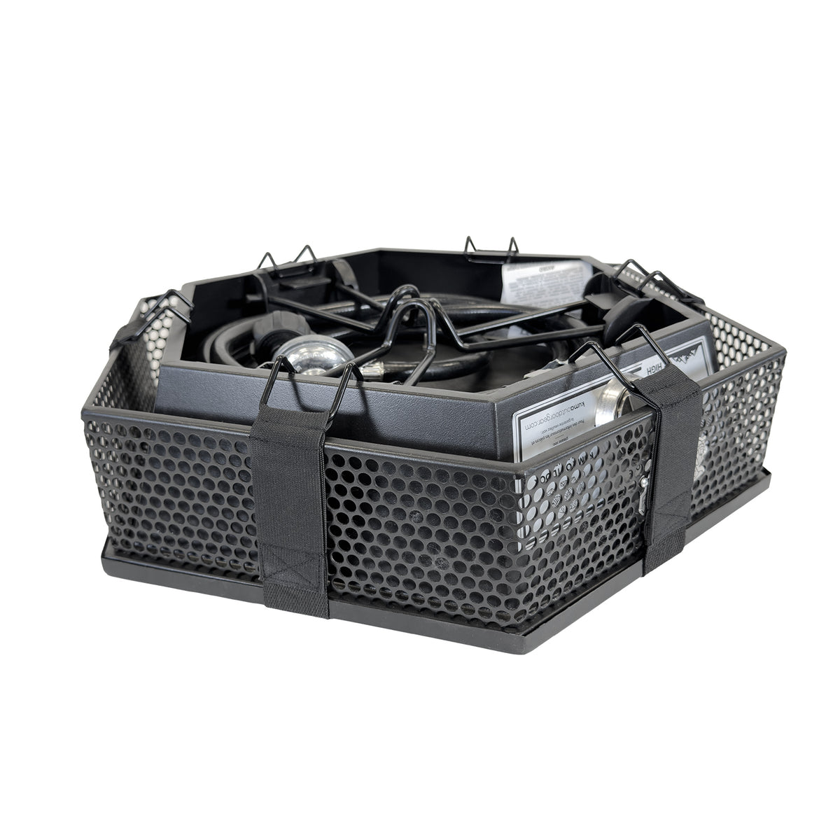 KUMA Off-Grid Hex Fire Bowl packed up for storage