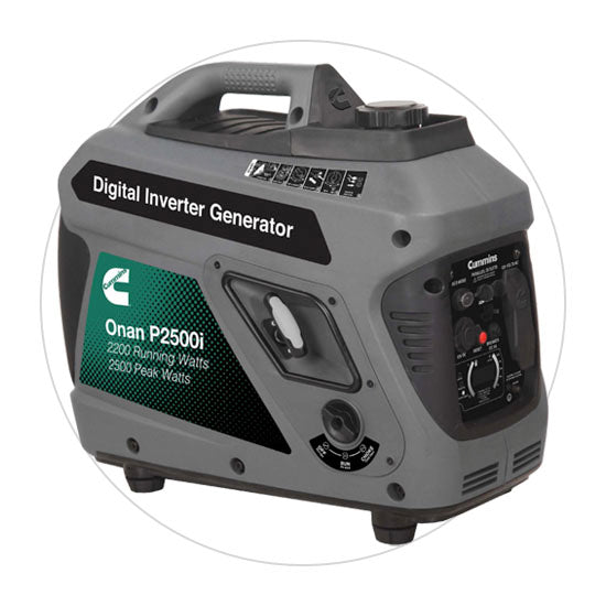 Cummins Onan P2500i 2500W inverter generator – portable, quiet, efficient power source