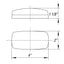 Optronics trailer and RV marker light assembly with dementions.