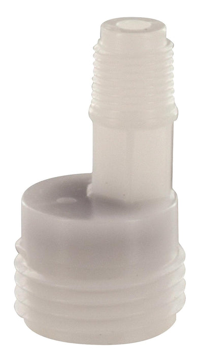 White plastic Phoenix 10-1575 faucet vacuum breaker for RV plumbing

