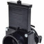 Handle‑actuated bayonet sewer valve for RV black water system
