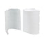 Camco 50503 Dual 20 lb Propane Tank Cover – White RV Tank Protector with Hinged Access