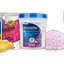 A group of pet supplement products arranged together on a white background, including a bag of LST Max, a bag of Cat Fitness, a tub of Dushmiher, and a bag of X-Way Probiotic Pellets, with yellow and pink product elements in front.