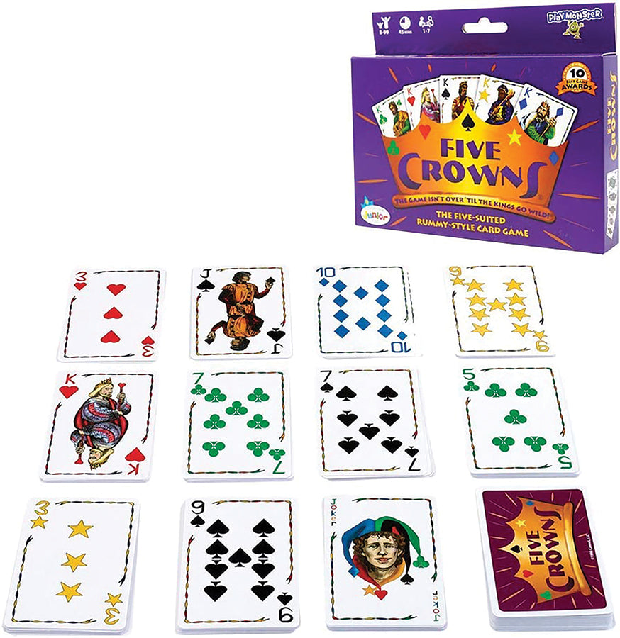 Five Crowns Card Game – Award-Winning Five-Suited Rummy Fun